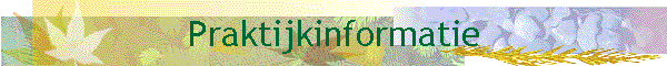 Praktijkinformatie